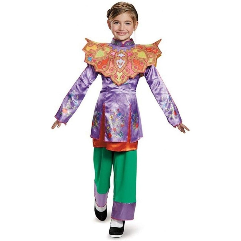 Alice Through the Looking Glass Girls Costume S 4–6X – Tunic Pants Collar Set